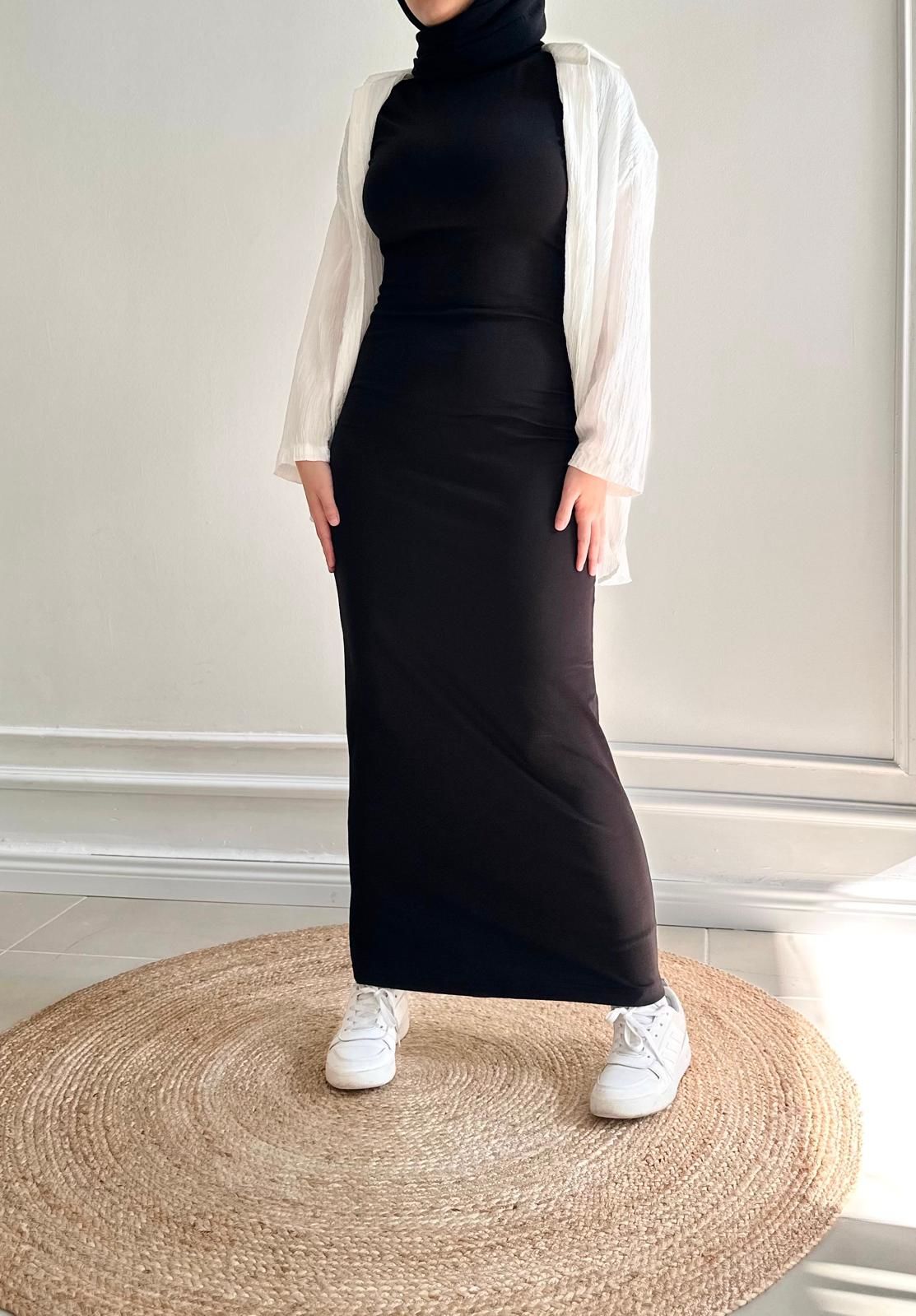 Yarım Kol Penye Elbise