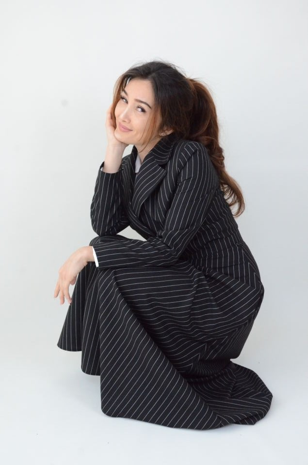 KLASİK CROP BLAZER (ÇİZGİLİ)