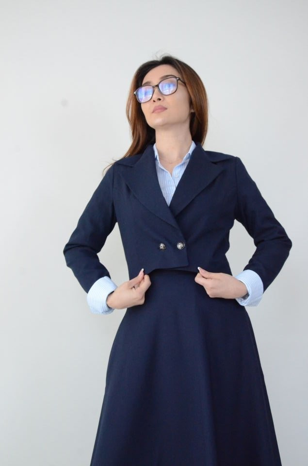KLASİK CROP BLAZER